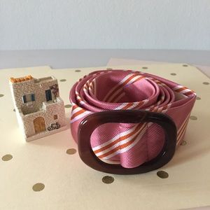 {J. Crew}  💯% Silk Belt